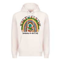 Pale Pink teachers we do it all rainbow Premium Hoodie - NancyCooperArtShop