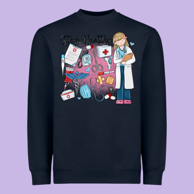 Heavyweight Sweatshirt stay healthy nurse