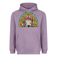Lavender scottish white calf  rainbow Heavyweight Hoodie - BarkalooDesign