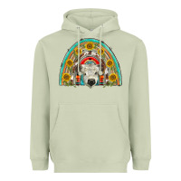 Matcha scottish white calf  rainbow Heavyweight Hoodie - BarkalooDesign
