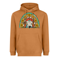Meerkat scottish white calf  rainbow Heavyweight Hoodie - BarkalooDesign