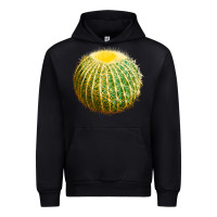 Black Golden Barrel Cactus Urban Hoodie - LillyAllenDesigns