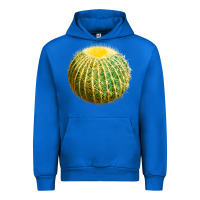 Cobalt Golden Barrel Cactus Urban Hoodie - LillyAllenDesigns