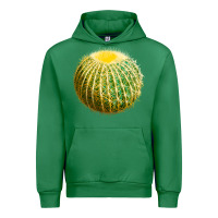 Emerald Golden Barrel Cactus Urban Hoodie - LillyAllenDesigns