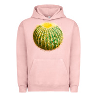 Pigment Salmon Golden Barrel Cactus Urban Hoodie - LillyAllenDesigns