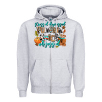Heather Grey stressed depressed pumpkin spice obsessed Zipper Hoodie - AdoDesignShop