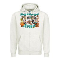 Oatmeal Heather stressed depressed pumpkin spice obsessed Zipper Hoodie - AdoDesignShop