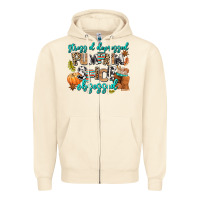 Sandshell stressed depressed pumpkin spice obsessed Zipper Hoodie - AdoDesignShop