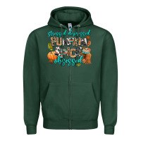 Sports Green stressed depressed pumpkin spice obsessed Zipper Hoodie - AdoDesignShop