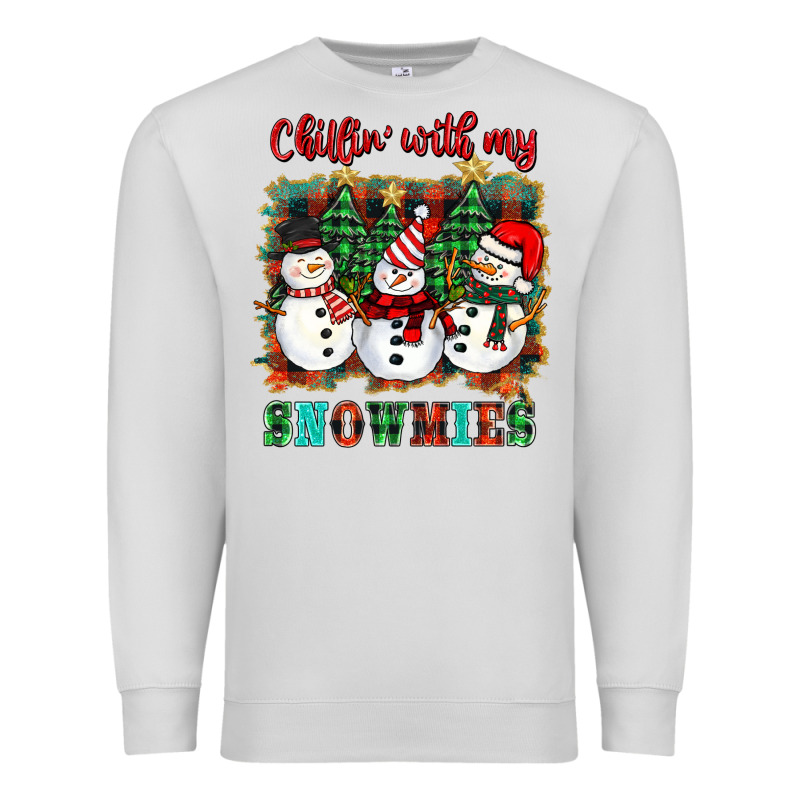 Chillin With My Snowies Premium Sweatshirt by BarkalooDesign | Teevron