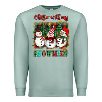 Seafoam chillin with my snowies Premium Sweatshirt - BarkalooDesign