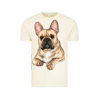 Vintage Arctic French bulldog sitting Vintage Tee - RanaPortraitStore