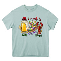All I Need Is Beer King Cake Crawfish Heavy Core Tee | Teevron