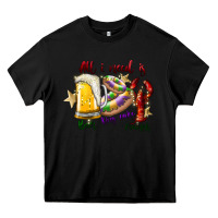 Black all i need is beer king cake crawfish Heavy Core Tee - SublimationCraftShop