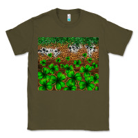 Army Green St. Patrick's Day leopard cowhide tumbler Classic Tee - Neo Western