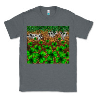 Charcoal Heather St. Patrick's Day leopard cowhide tumbler Classic Tee - Neo Western