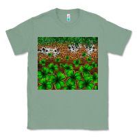 Sage St. Patrick's Day leopard cowhide tumbler Classic Tee - Neo Western