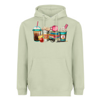 Matcha teacher fuel coffee cups Heavyweight Hoodie - Jasminsmagicworld