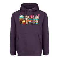 Plum teacher fuel coffee cups Heavyweight Hoodie - Jasminsmagicworld