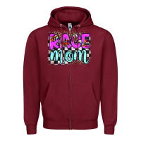 Burgundy race mom Zipper Hoodie - JahusDesignShop
