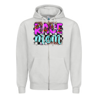 Dove Grey race mom Zipper Hoodie - JahusDesignShop