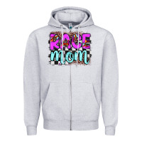 Heather Grey race mom Zipper Hoodie - JahusDesignShop