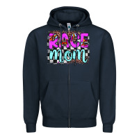 Navy race mom Zipper Hoodie - JahusDesignShop