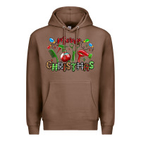 Chestnut merry christmas hair dresser Premium Hoodie - MaliasSmallBusiness