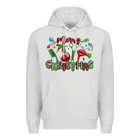 Dove Grey merry christmas hair dresser Premium Hoodie - MaliasSmallBusiness