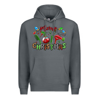 Rock merry christmas hair dresser Premium Hoodie - MaliasSmallBusiness