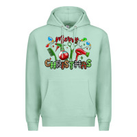 Seafoam merry christmas hair dresser Premium Hoodie - MaliasSmallBusiness