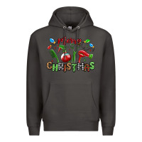 Smoke merry christmas hair dresser Premium Hoodie - MaliasSmallBusiness