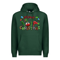 Sports Green merry christmas hair dresser Premium Hoodie - MaliasSmallBusiness