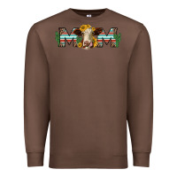 Chestnut sunflower hereford cattle and cactus  mom Premium Sweatshirt - Jasminsmagicworld