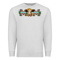 Dove Grey sunflower hereford cattle and cactus  mom Premium Sweatshirt - Jasminsmagicworld