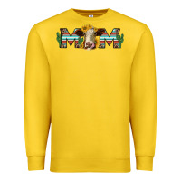 Lemon sunflower hereford cattle and cactus  mom Premium Sweatshirt - Jasminsmagicworld