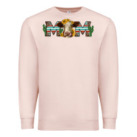 Pale Pink sunflower hereford cattle and cactus  mom Premium Sweatshirt - Jasminsmagicworld