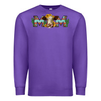 Sunflower Hereford Cattle And Cactus  Mom Premium Sweatshirt | Teevron