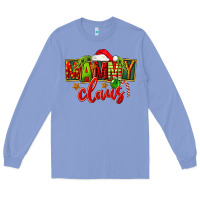 Colony Blue christmas mammy claus Long Sleeve Tee - FaDigitalArtStudio