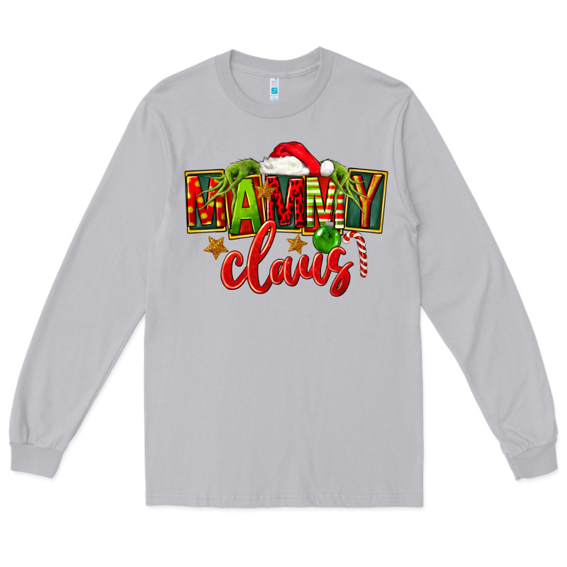Christmas Mammy Claus Long Sleeve Tee by FaDigitalArtStudio | Teevron
