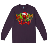 Plum christmas mammy claus Long Sleeve Tee - FaDigitalArtStudio
