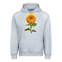 Heather Grey Gummy Bear Sunflower Urban Hoodie - LillyAllenDesigns