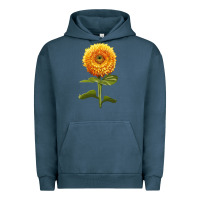 Pigment Midnight Navy Gummy Bear Sunflower Urban Hoodie - LillyAllenDesigns