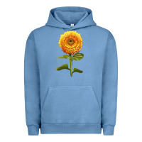 Pigment Pebble Blue Gummy Bear Sunflower Urban Hoodie - LillyAllenDesigns