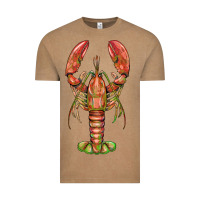 Vintage Coffee lobster Vintage Tee - BarkalooDesign