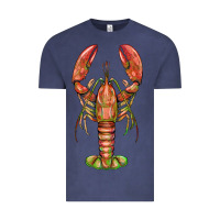 Vintage Denim lobster Vintage Tee - BarkalooDesign