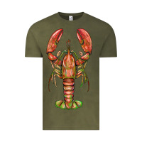 Vintage Olive lobster Vintage Tee - BarkalooDesign