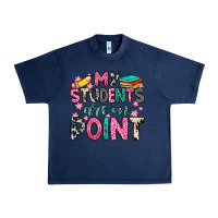 Navy my students are on point Urban Heavy Tee - Zillion Design Studio
