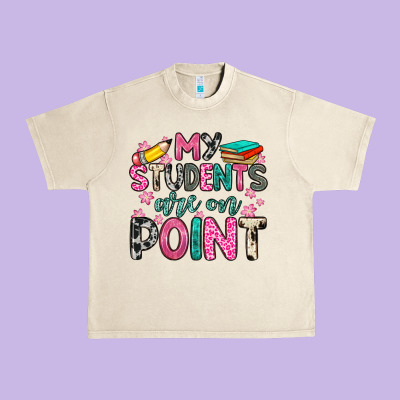 My Students Are On Point Urban Heavy Tee Designed By Zillion Design Studio