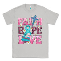 Moon Dust faith hope love  cross and ribbon Classic Tee - HRA Design Shop